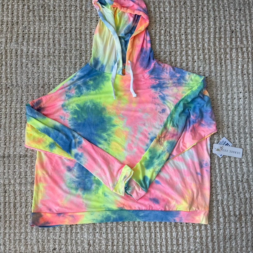 Colorful Tie-Dye Women's Hoodie